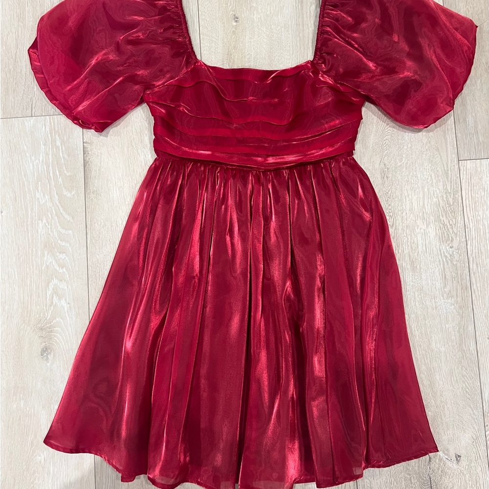 Intro. Red Mini Dress